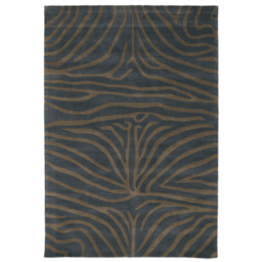 Classic Collection Zebra teppe 200x300 CMønstrede tepper Ull Horizon Blue   ZE124HO
