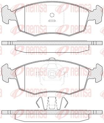 Bremseklosser REMSA 0172.35