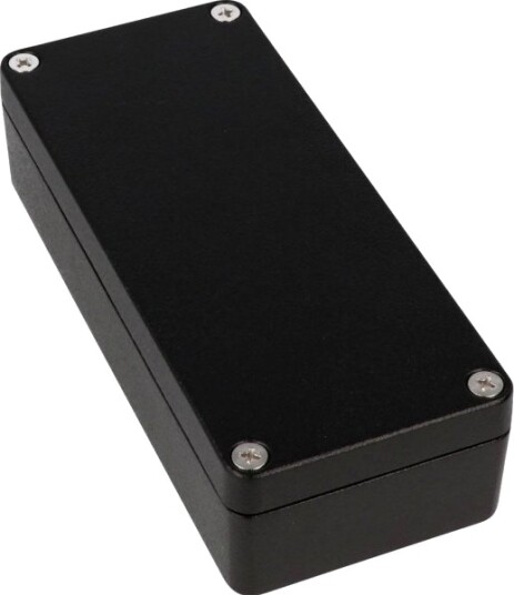 Hammond Electronics 1590Z137BK 200 × 80 × 60 mm Aluminium Svart Kabinett