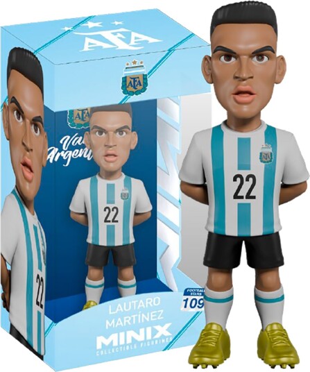 Minix Figur - Fotballstjerner - Argentina - Lautaro Martínez - Minix - OneSize - Lekefigur - Hvit Minix Figur - Fotballstjerner - Argentina - Lautaro Martínez - Minix - OneSize - Lekefigur - Hvit