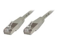 MicroConnect - Nettverkskabel - RJ-45 (hann) til RJ-45 (hann) - 10 m - skjermet, beskyttet tvunnet parkabel (STTP) - CAT 6 - halogenfri, flertrådet - grå