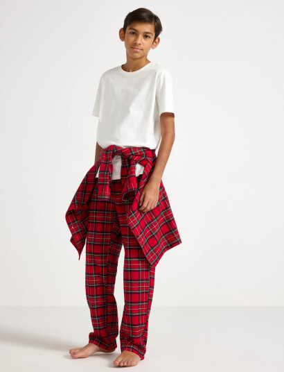 Lindex Pyjamasset I Flanell Red 170 Lindex Pyjamasset I Flanell Red 170