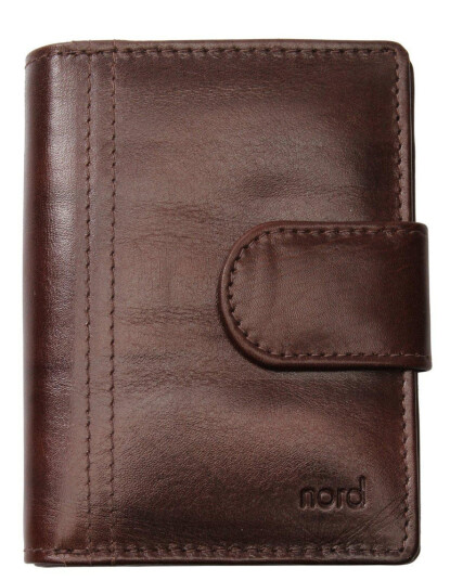 Nord Leather Medium Dame Portemone Brun