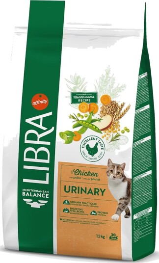 Affinity Libra Tørrfôr Urinary Adult Libra Cat Kylling 8 kg