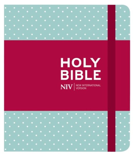 Niv Journalling Mint Polka Dot Cloth Bible Av New International Version