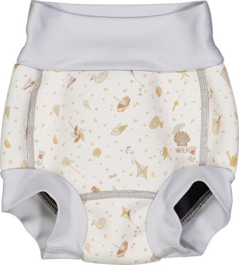 Wheat Neoprene Swim Pants Beach Life (XS : 0 3 mnd)