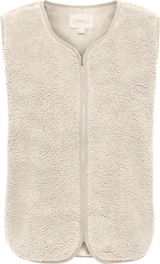 ONLY Onlbaby Teddy Zip Vest Pnt Cream S