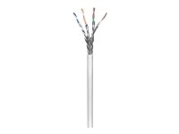 MicroConnect - Samlet kabel - 305 m - 6.3 mm - S/FTP - CAT 6 - innendørs, rund, solid - grå