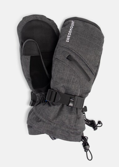St. Anton Ski Mitten Charcoal Melange L Skihansker