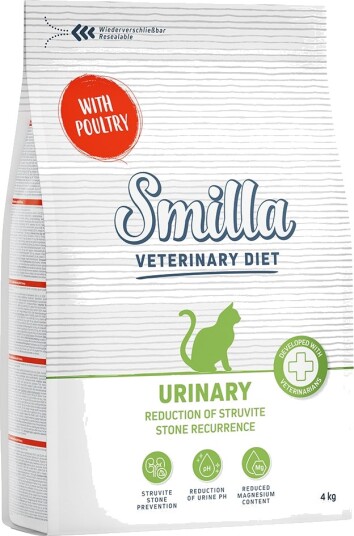 Smilla Veterinary Diet Tørrfôr Veterinary Urinary Diet Fjærkre 4 kg