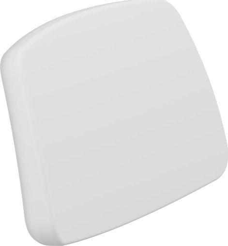 Pressalit Care Plus ryggstøtte 29,3x18,6 cm hvit