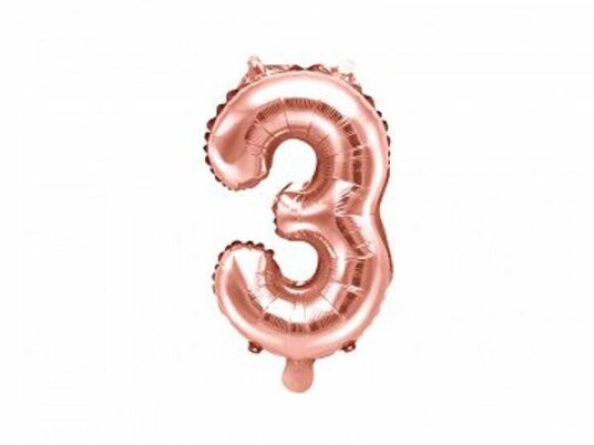 Folie 3 tall 35cm  rose gold