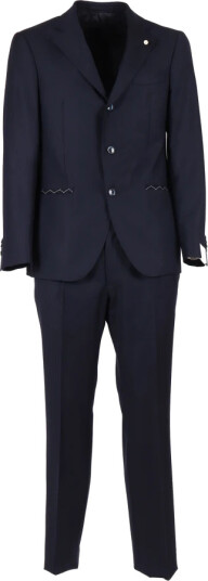 Luigi Bianchi Mantova Herre Dress Blå M, Luigi Bianchi Mantova Herre Dress Blå M,