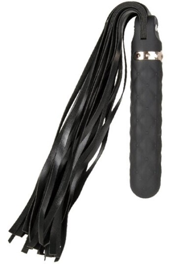 Vibrating Flogger Black