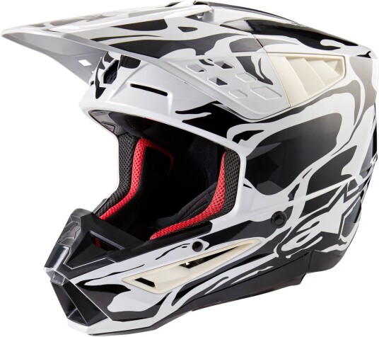 Alpinestars S-M5 Mineral 2024 Motocross Hjelm L Grå