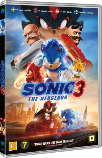 Sonic The Hedgehog 3 DVD