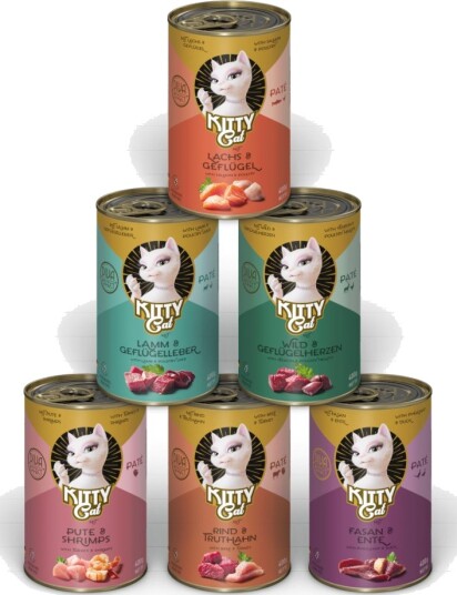 Kitty Cat våtfôr Adult Pate Blandet pakke II 6 varianter 24 x 400 g Kitty Cat våtfôr Adult Pate Blandet pakke II 6 varianter 24 x 400 g