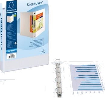 Innstikk Ringperm Exacompta Kreacover A4+ Ringdiameter 30 Mm Hvit Innstikk Ringperm Exacompta Kreacover A4+ Ringdiameter 30 Mm Hvit