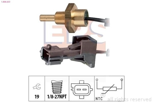 Sensor, motortemperatur EPS 1.830.253