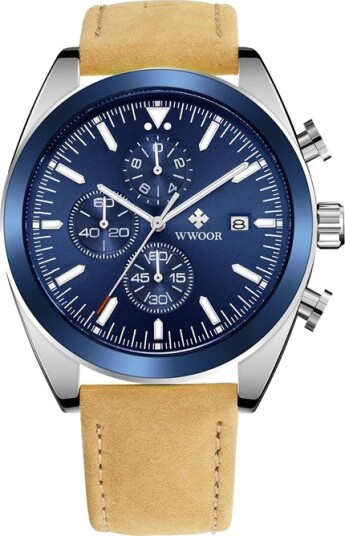 WWOOR TimeTracer Silver Blue WWOOR TimeTracer Silver Blue