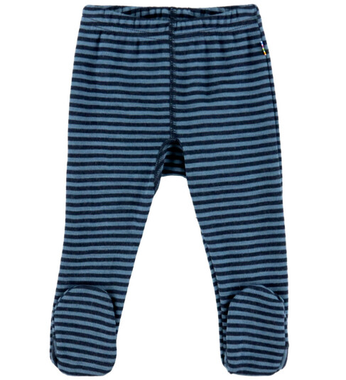 Joha Leggings m. Fot Ull Blå m. Striper 50 Leggings Ull
