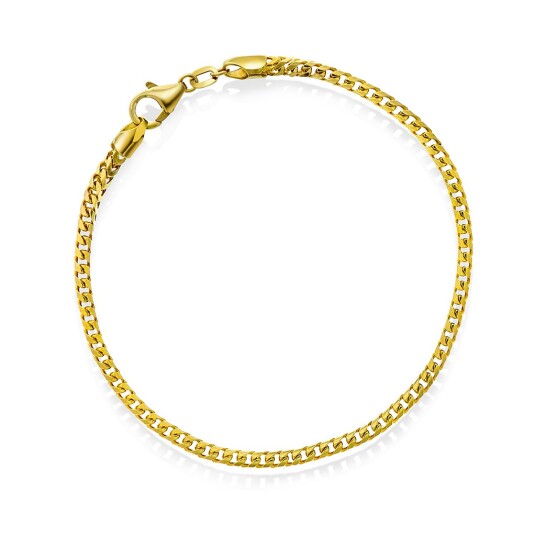 Pan Jewelry Armbånd i 585 gult gull 19 cm Pan Jewelry Armbånd i 585 gult gull 19 cm
