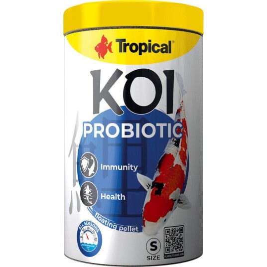 Tropical Koi Probiotic Pellet Fiskefôr S 1L Tropical Koi Probiotic Pellet Fiskefôr S 1L