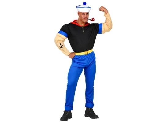 Stærk Sømand Kostume Stærk Sømand Kostume