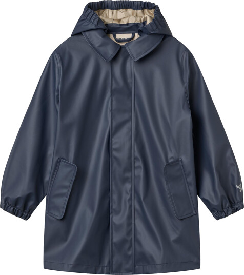 Wheat Rainwear Finley Long Jacket Navy 116 Wheat Rainwear Finley Long Jacket Navy 116