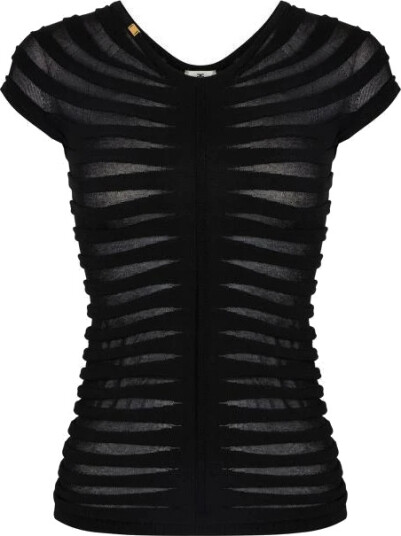 Elisabetta Franchi Dame Bluser & Skjorter Svart M, Elisabetta Franchi Dame Bluser & Skjorter Svart M,