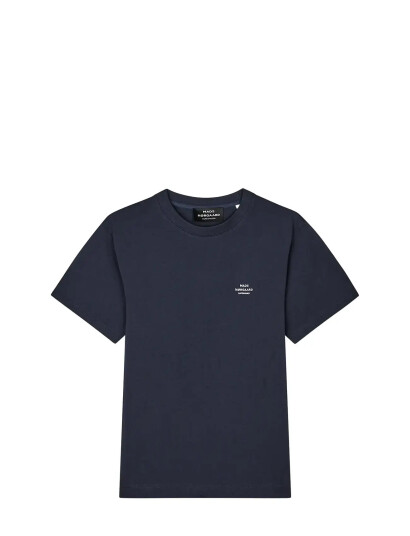 Mads Nørgaard Cotton Jersey Frode Logo Tee Fav - Navy - S