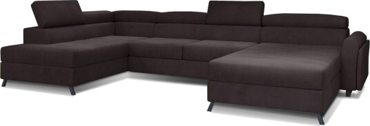 Seksjon Eltap Josette 360x200x92 cm Monolith 29 Mørk Brun Venstre