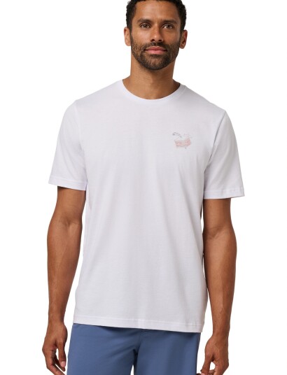 TravisMathew Founding Member Tee White M TravisMathew Founding Member Tee White M