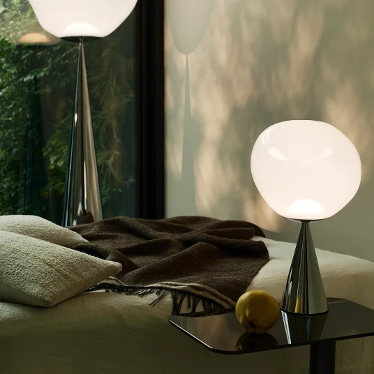 Tom Dixon Melt Bordlampe Opal/Black LED