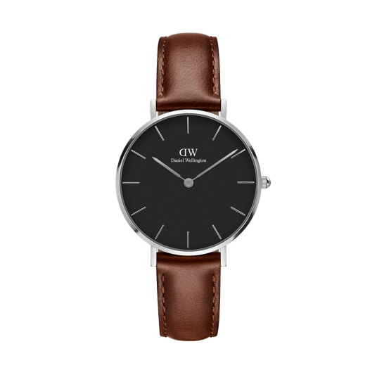 Daniel Wellington DW Watch Petite St Mawes Black Silver 28mm MIC Daniel Wellington DW Watch Petite St Mawes Black Silver 28mm MIC