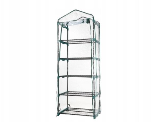 Mini Hagedrivhus Balkong 5 Hyller 1