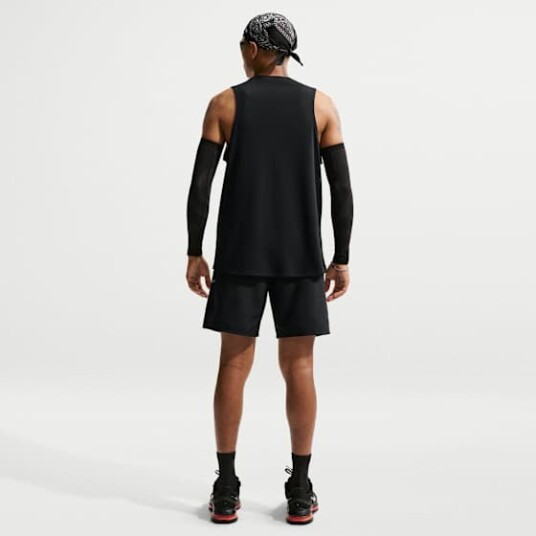 Nike Dri FIT Miler 7"" Running Shorts Herre Black/Black/Reflective Silver M