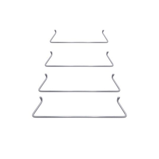 Dolle Barnesikringslister Spiral 12 stk. Ø120/140 RAL 9006 Dolle Barnesikringslister Spiral 12 stk. Ø120/140 RAL 9006