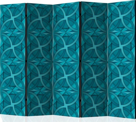 Romdeler Geometric Turquoise II - Artgeist sp. z o. o.
