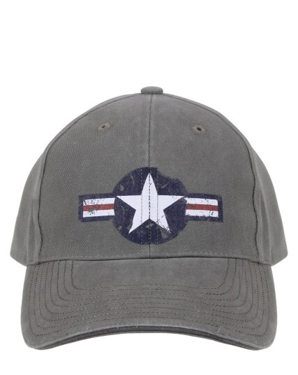 Rothco Baseballcap med broderi AIR CORP Grønn, Oliven