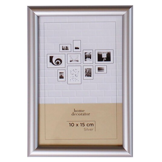 Home Decorator Billedramme (10x15cm) Sølv Home Decorator Billedramme (10x15cm) Sølv