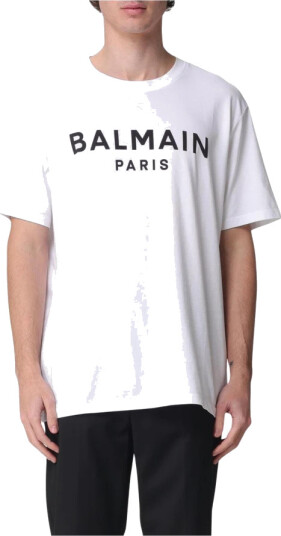 Balmain Herre Topper Hvit L