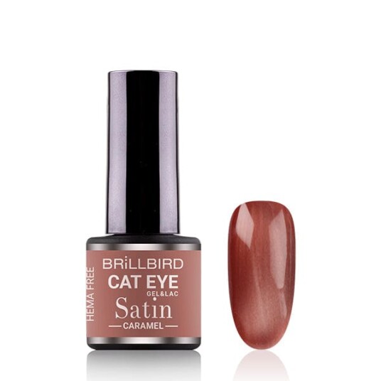 Brillbird Norge Cat eye gel&lac Satin Caramel