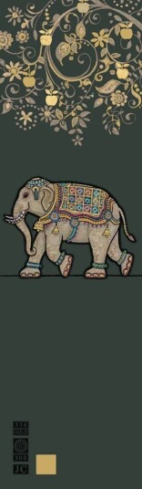 Bokmerke Bug Art elefant 2