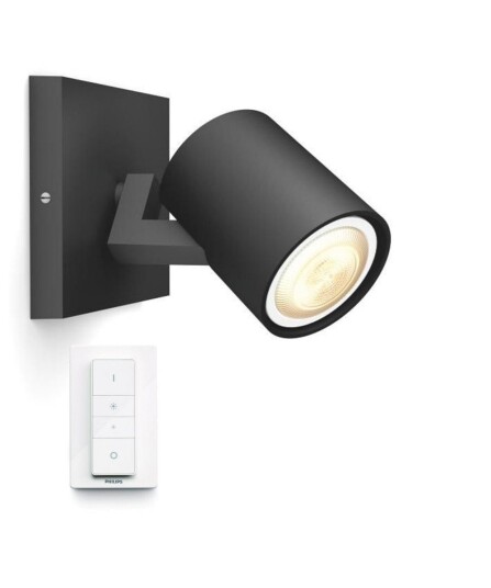 Philips Hue WA Runner Enkel Spot 1x5W Sort - 60564 Philips Hue WA Runner Enkel Spot 1x5W Sort - 60564