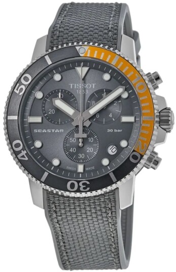 Tissot Herreklokke T120.417.17.081.01 T sport Seastar Grå/Tekstil