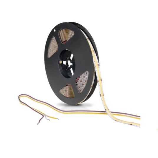LED stripe AGGE COB 24V CCT 16W/m / 2700 6500K / IP20/IP65 500 cm / IP65 fuktige rom