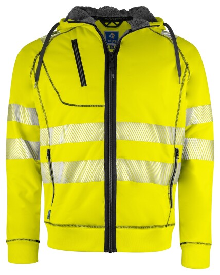 ProJob 6130 Hettejakke En Iso 20471 Kl 3/2 Yellow/Black 3XL