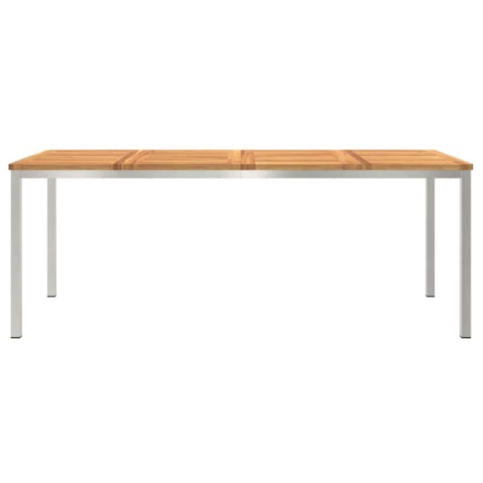  Utendørs Spisebord 200x90x74.5 cm Solid Akasietre