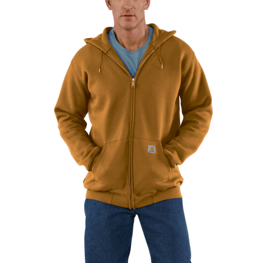 Carhartt Marquette Full Zip Sweatshirt Men Carhartt Brown XS XS